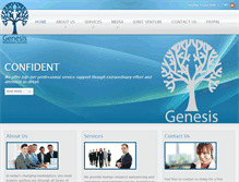 Tablet Screenshot of genesisprofsol.com